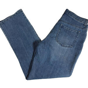 Gloria Vanderbilt Womens Jeans 8 Amanda High Rise Straight Blue Denim Y2K